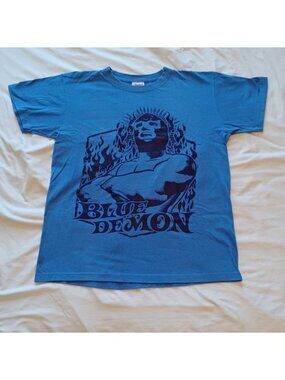 2000s Olimpus Blue Demon Mexican Wrestling T-Shirt Adult Size L